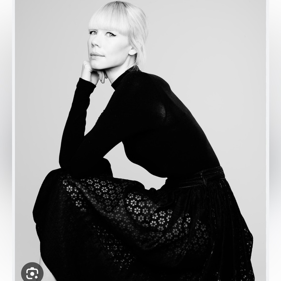 ERIN by Erin Fetherston Black Dress With Cutouts Nude Mesh Cocktail LBD Size 2 - Picture 8 of 8